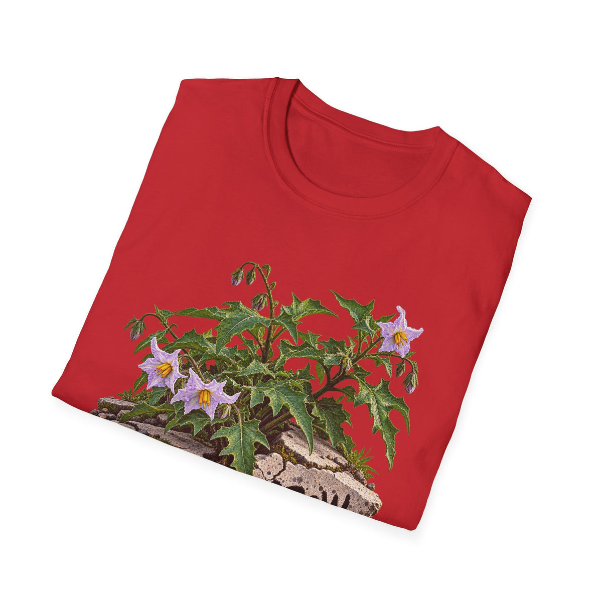 Grow Anyway Floral T-Shirt — Resilient Plant Illustration Tee