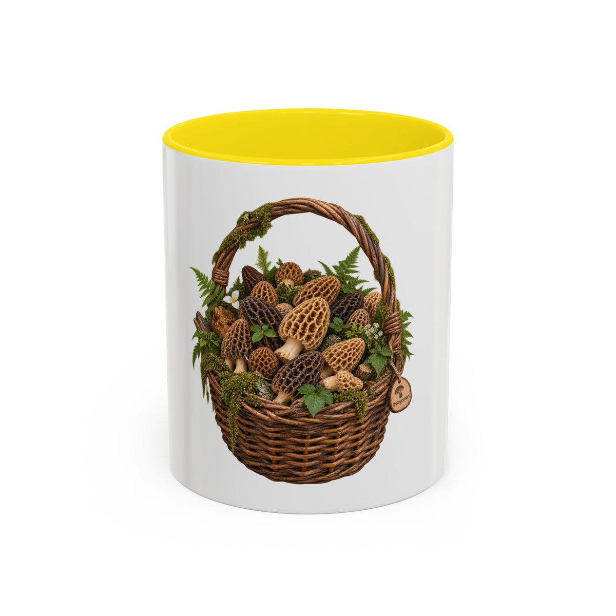 Mushroom Basket Coffee Mug (11, 15oz)