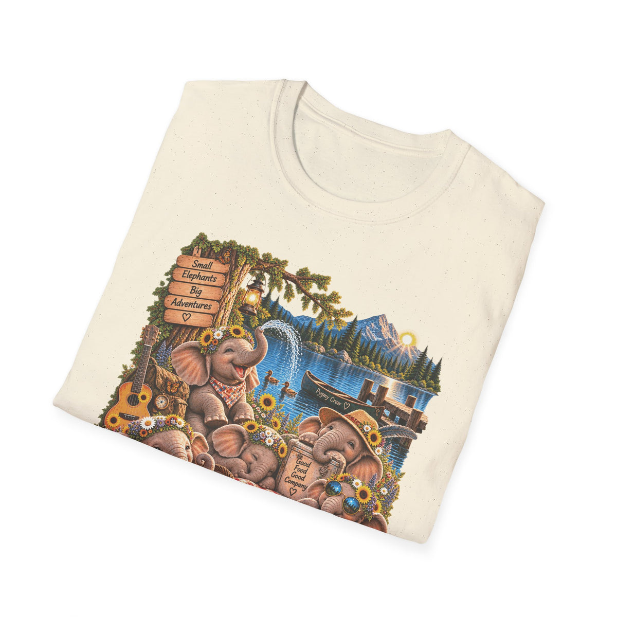 Musical Elephants Graphic Tee