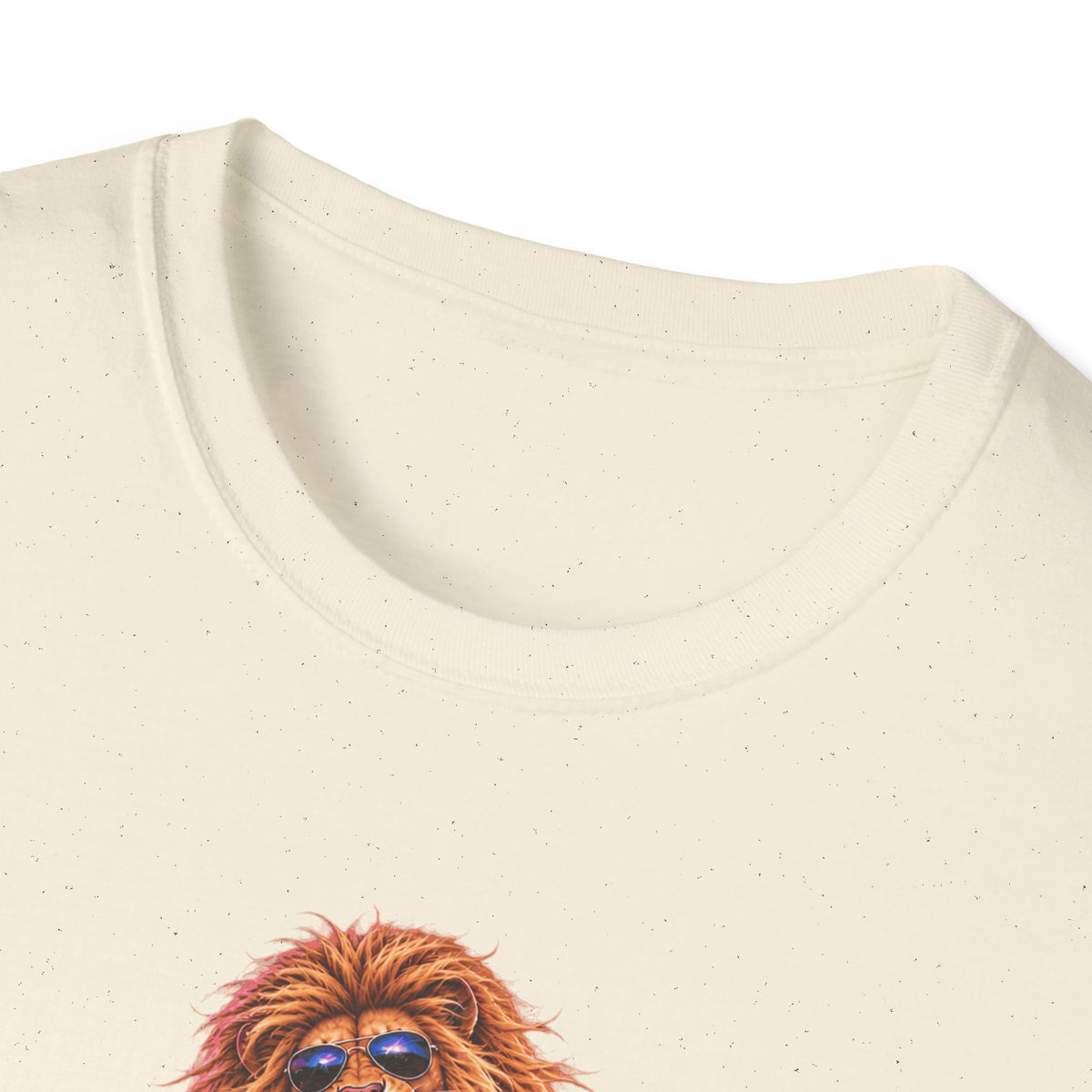 Lead Singer Lion Retro 80s Big Cat Rock Band Graphic Tee