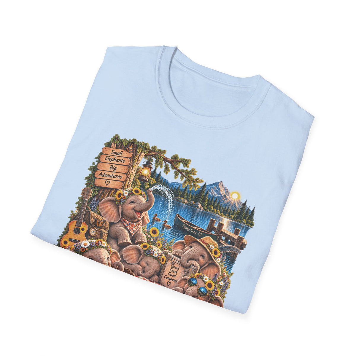 Musical Elephants Graphic Tee