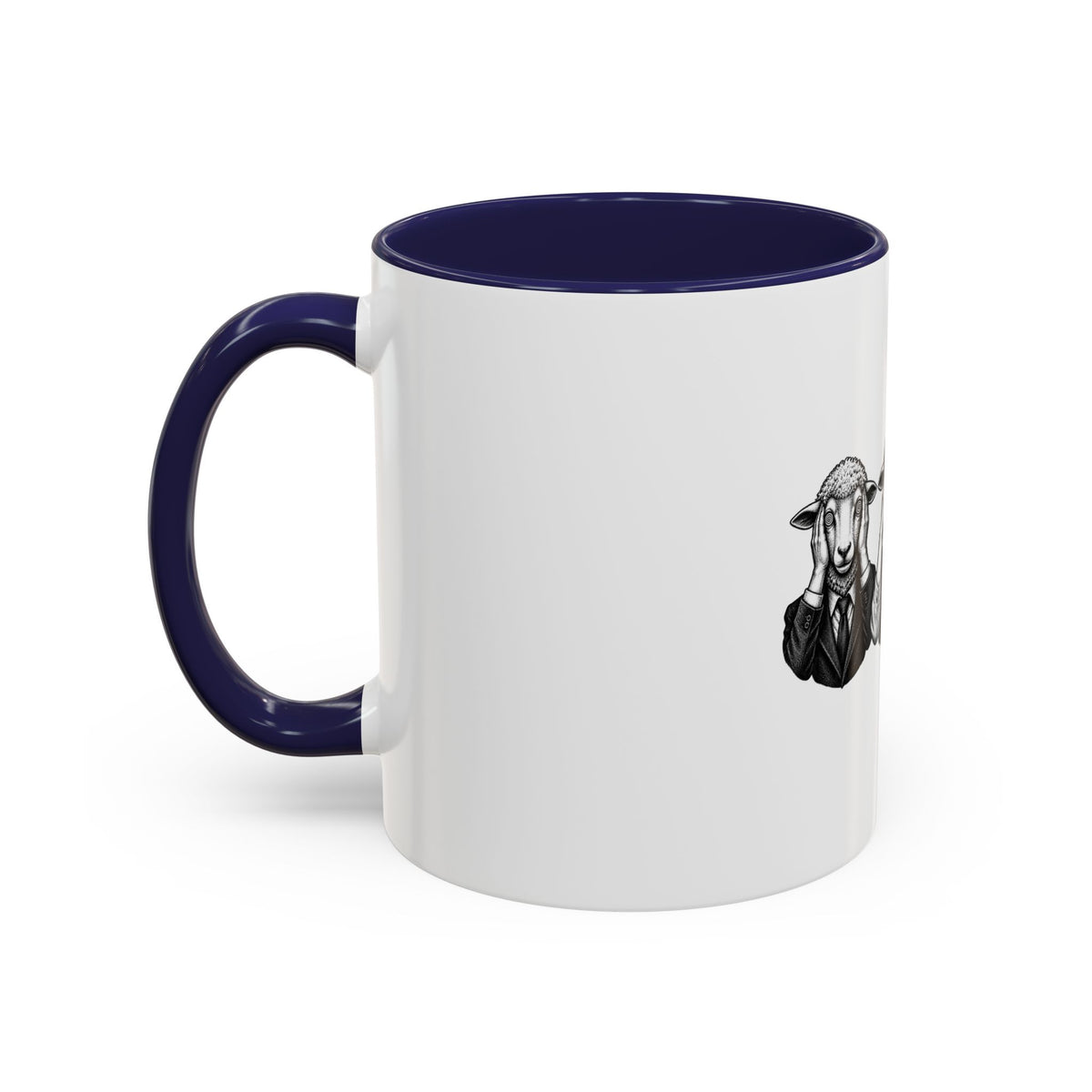 See No Evil Sheeple Coffee Mug (11or 15 oz)