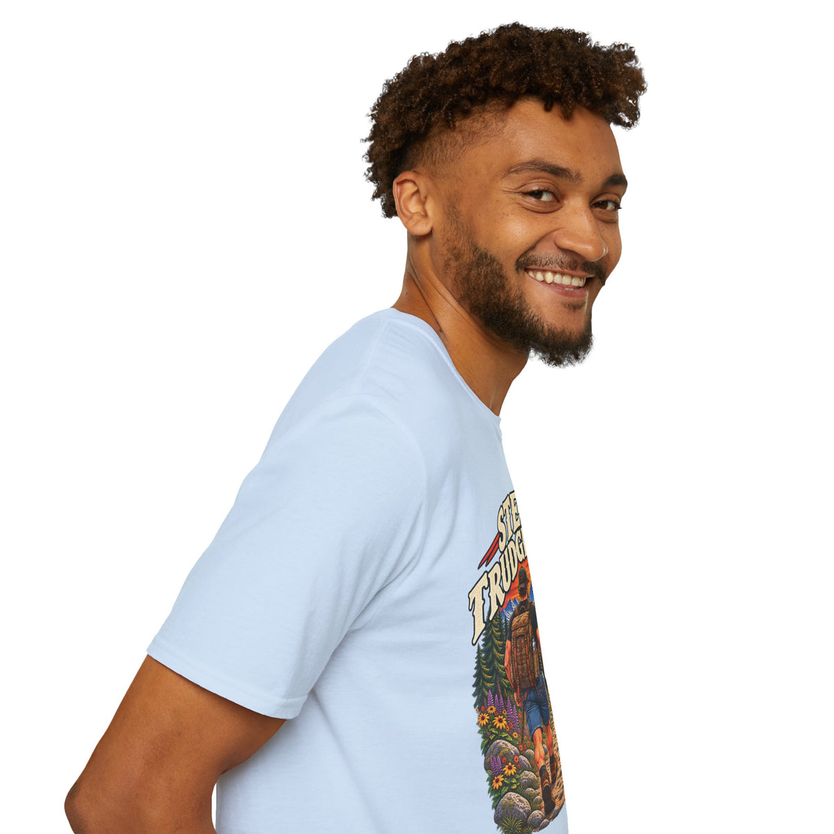 Steady Trudging On Athletic Man T-Shirt