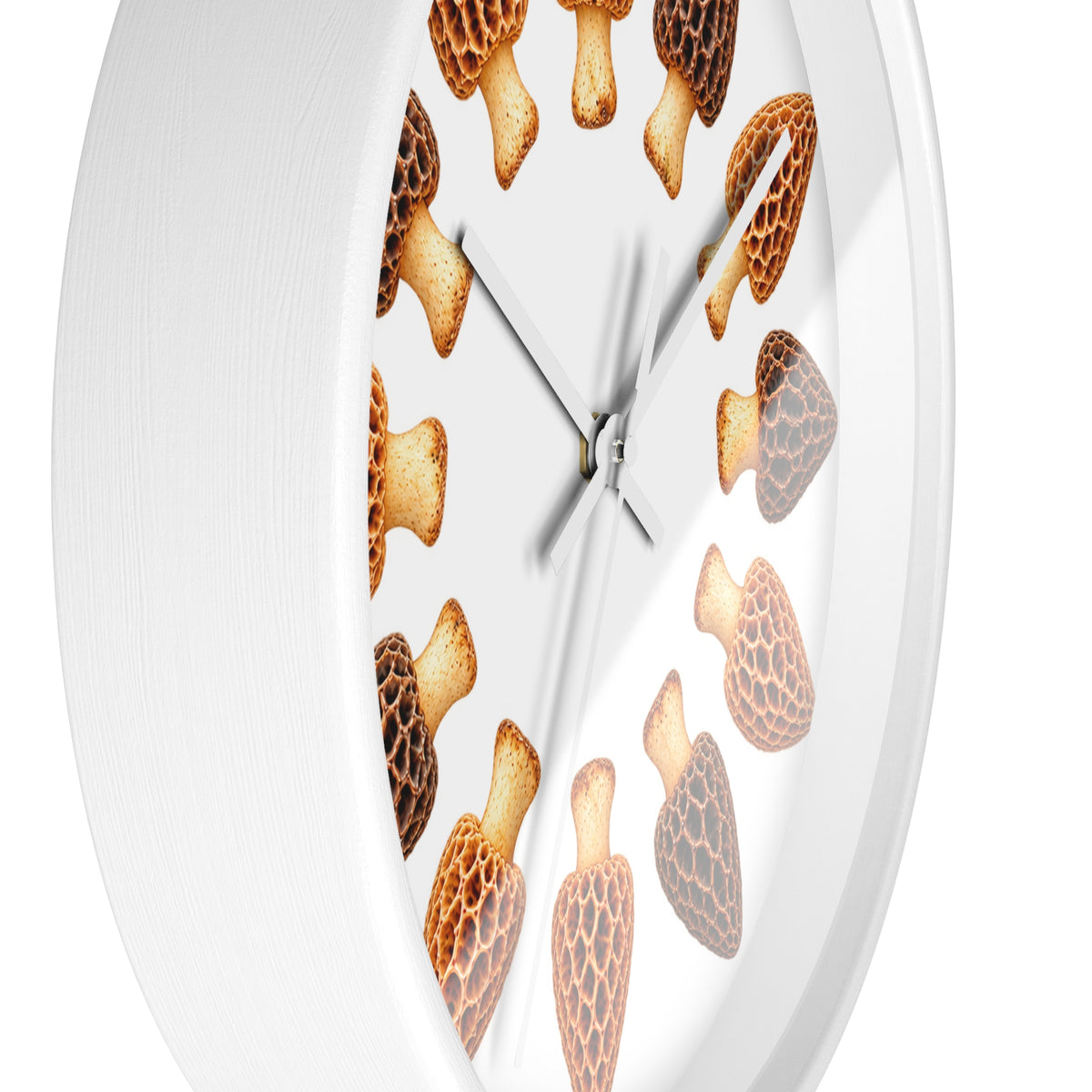 Wall Clock Morel Mushrooms