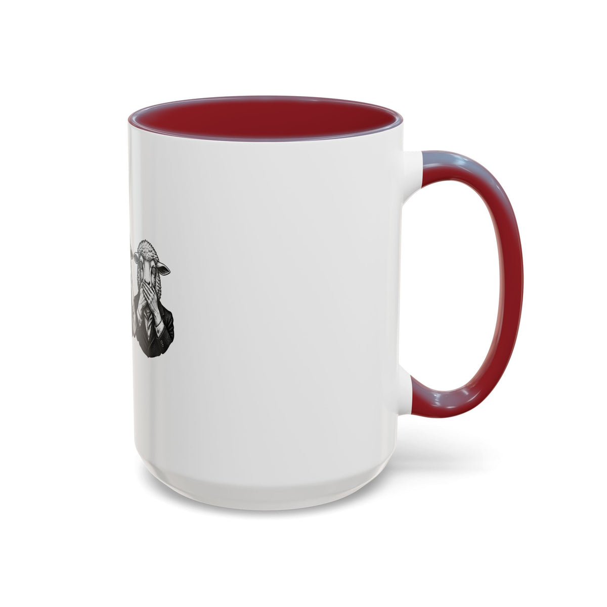 See No Evil Sheeple Coffee Mug (11or 15 oz)