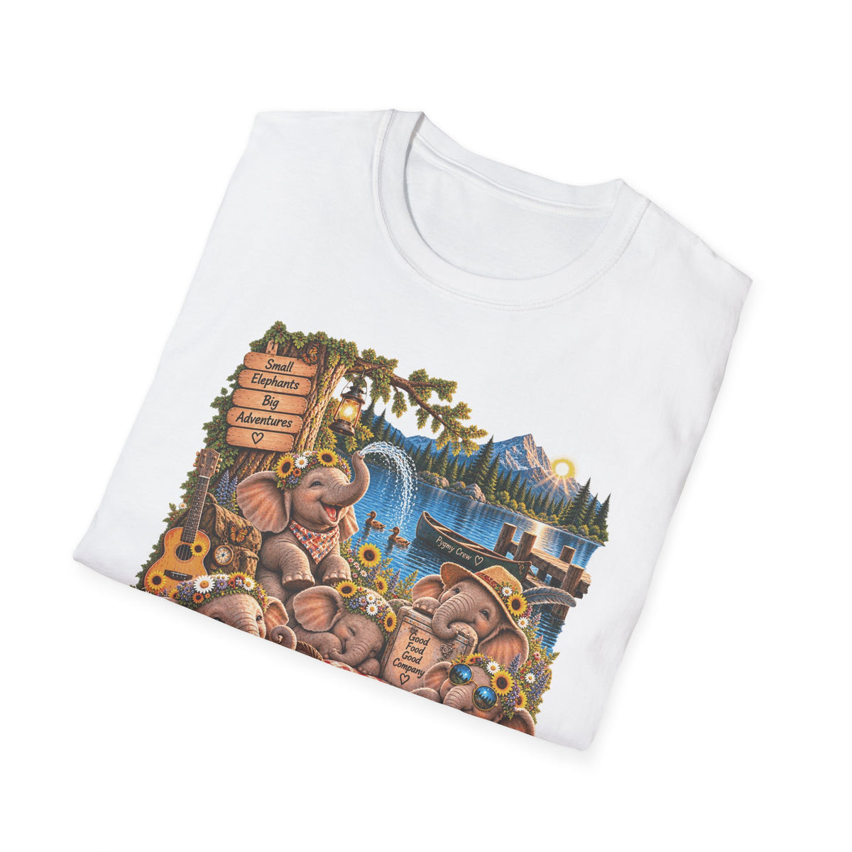 Musical Elephants Graphic Tee
