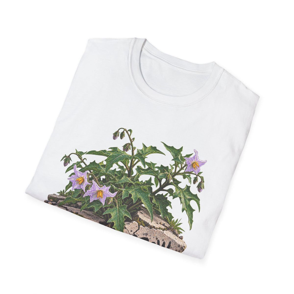 Grow Anyway Floral T-Shirt — Resilient Plant Illustration Tee