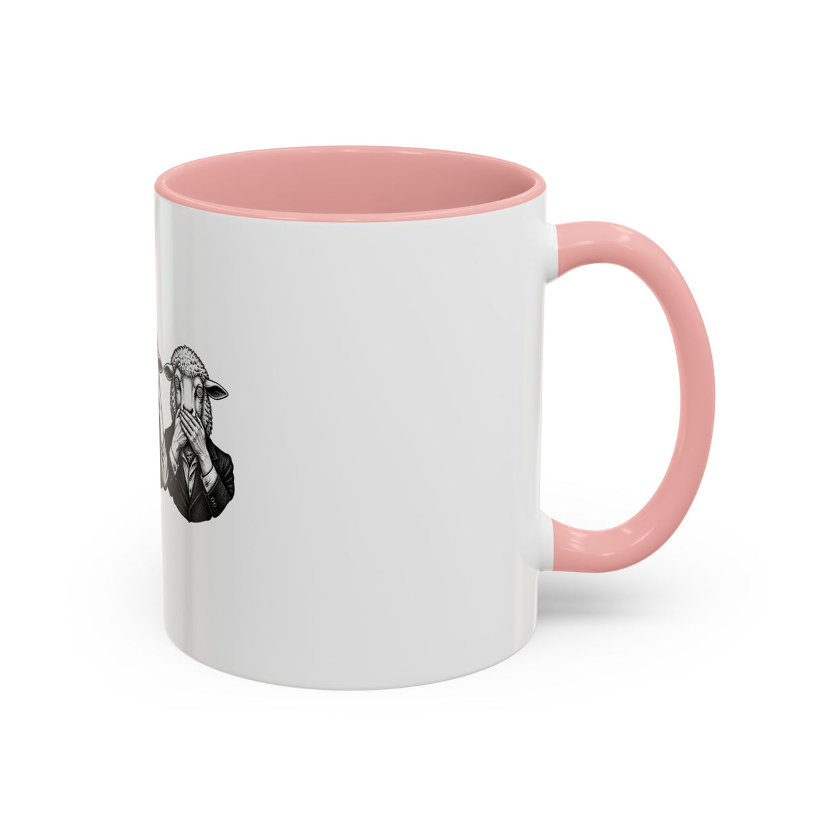 See No Evil Sheeple Coffee Mug (11or 15 oz)