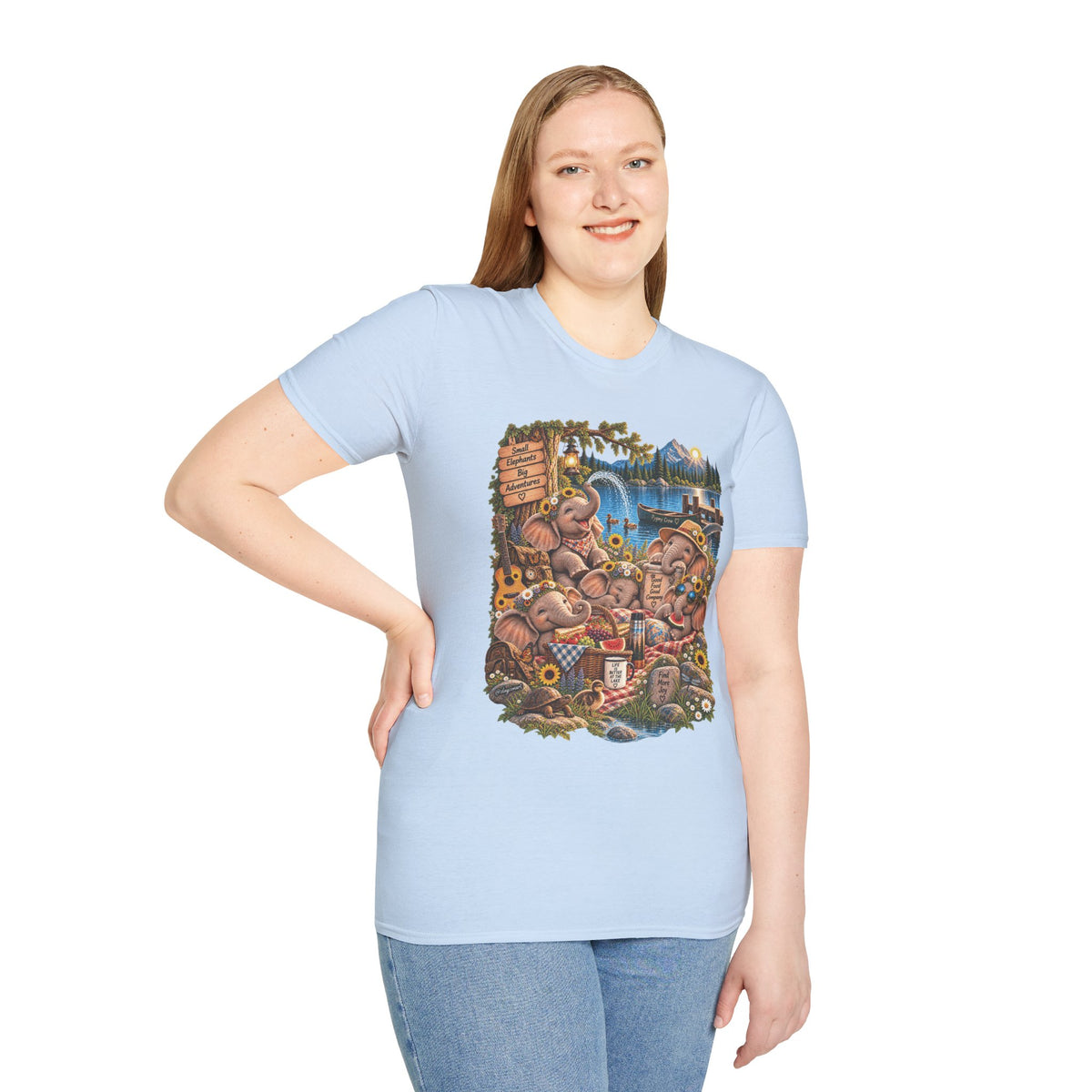 Musical Elephants Graphic Tee