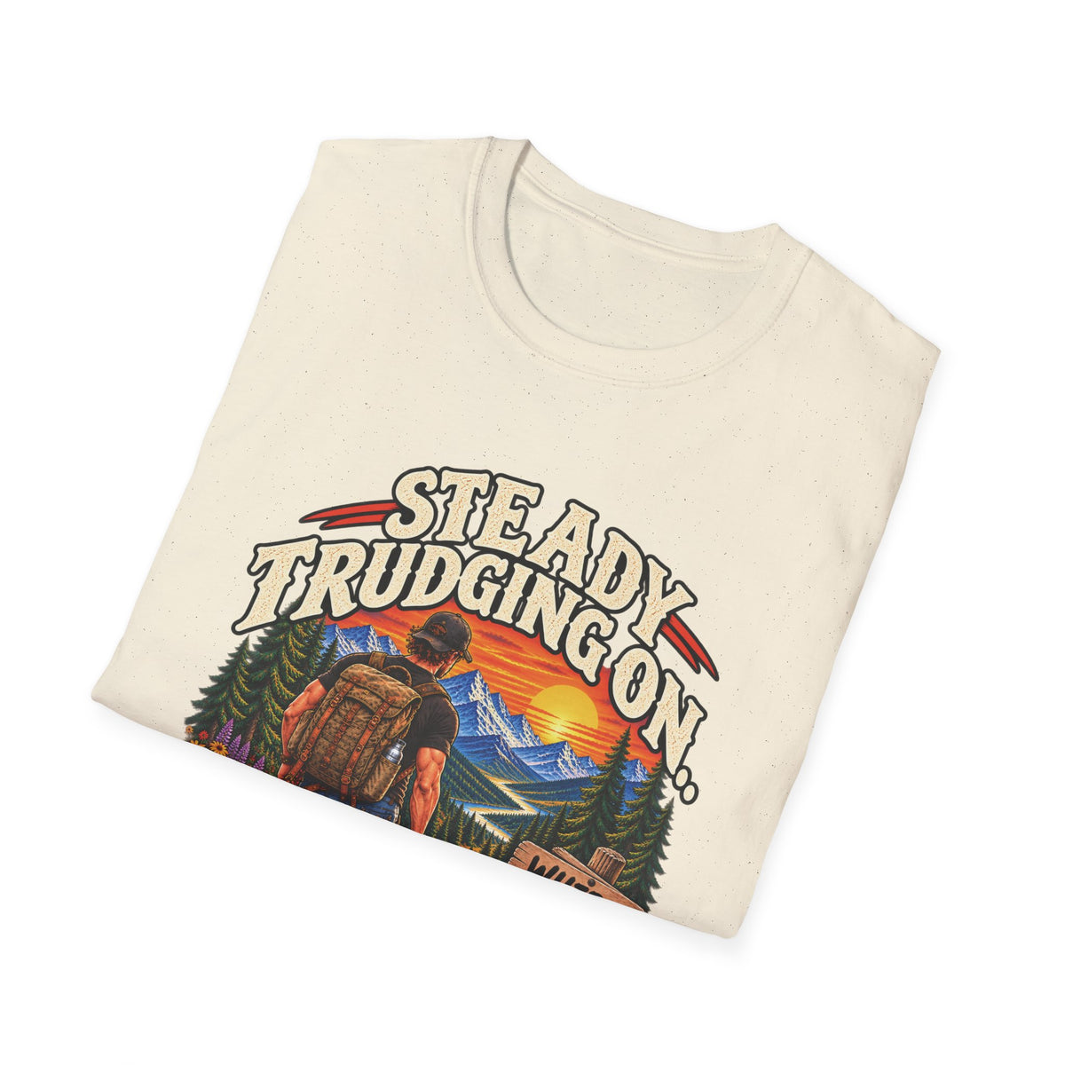Steady Trudging On Athletic Man T-Shirt