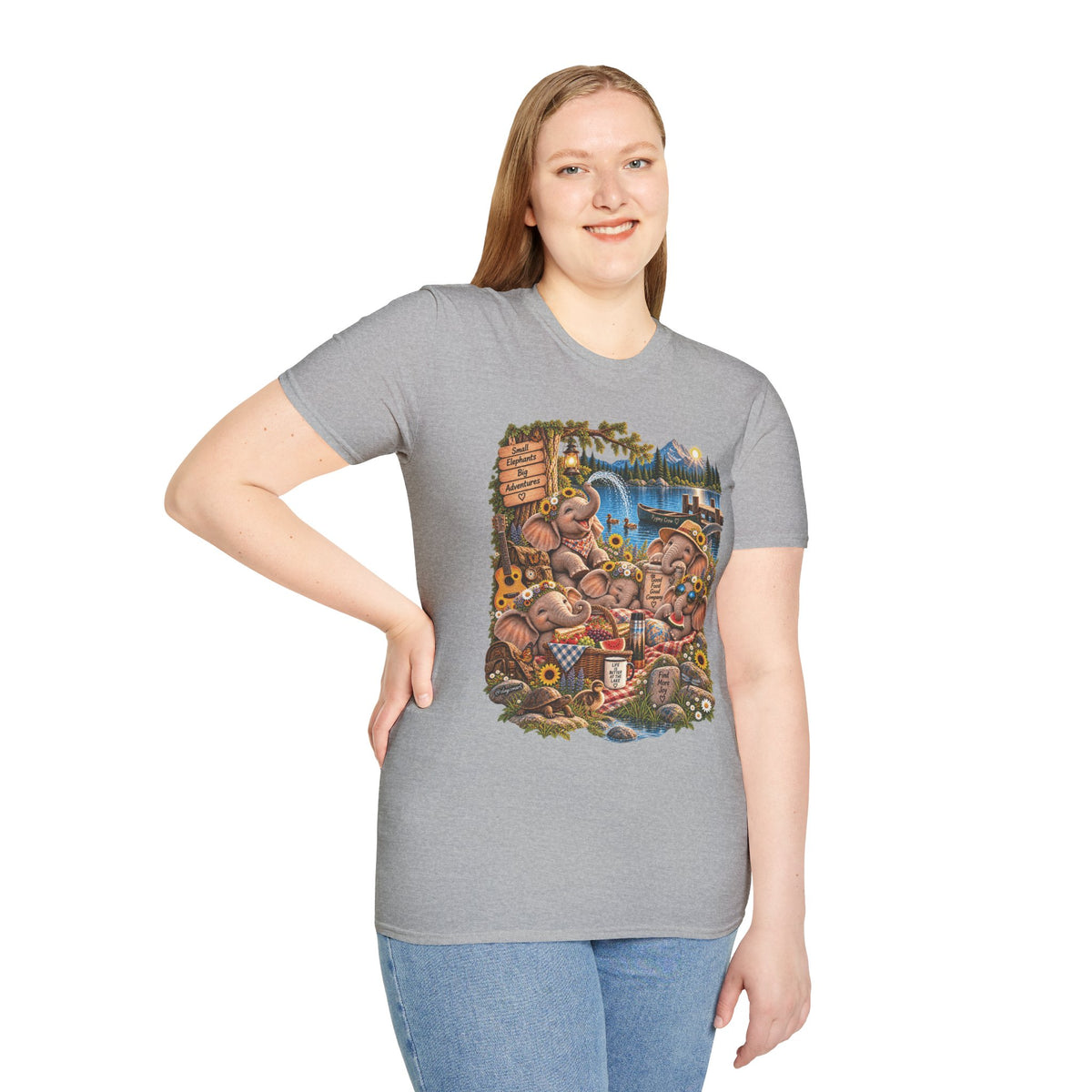 Musical Elephants Graphic Tee