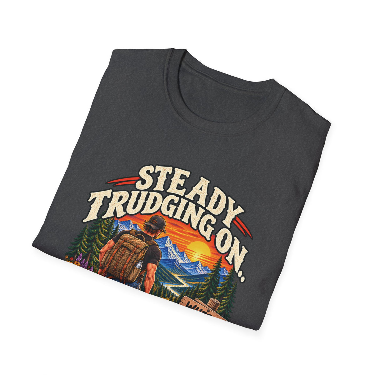 Steady Trudging On Athletic Man T-Shirt