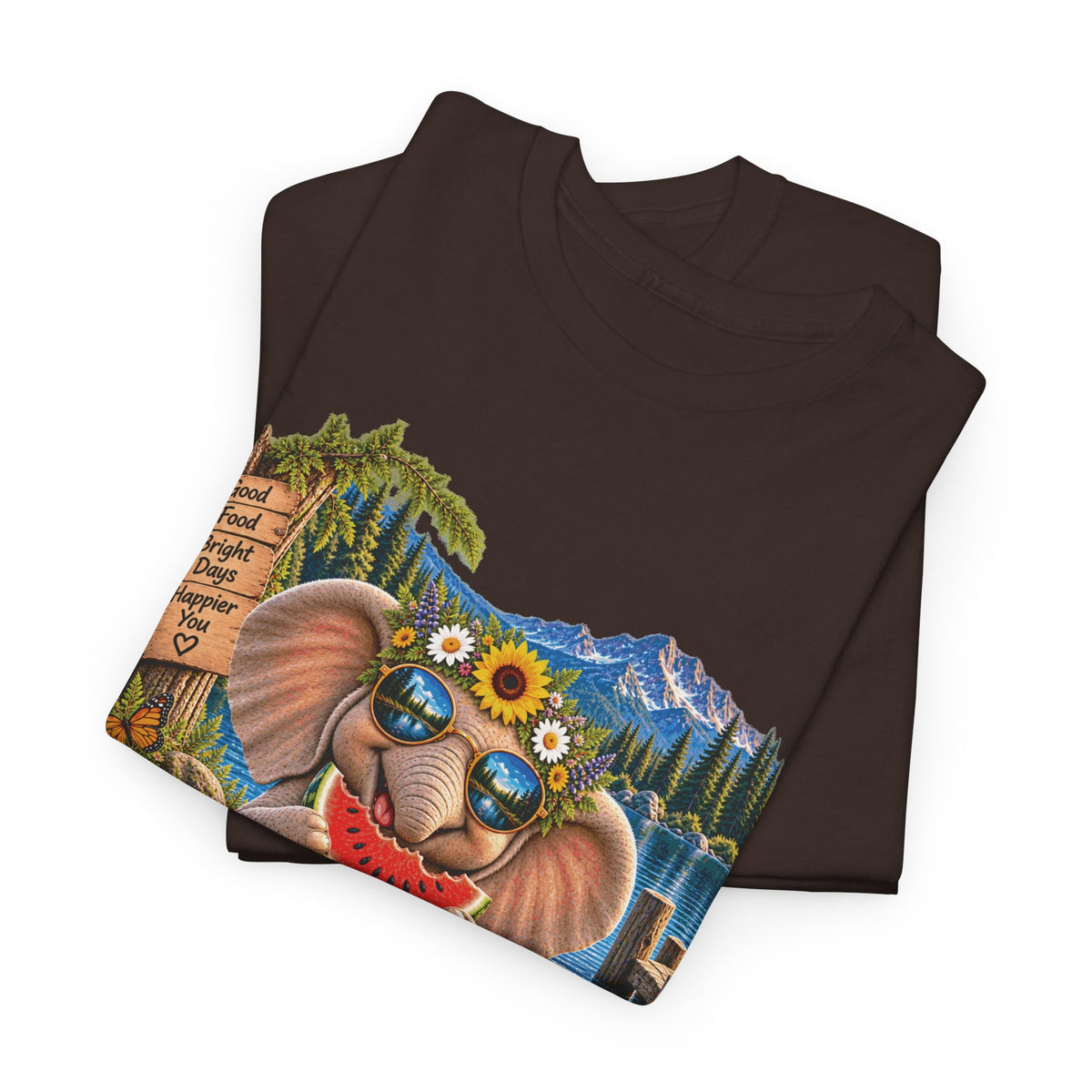 Find Your Joy Elephant T-Shirt — Cute Summer Nature Graphic Tee