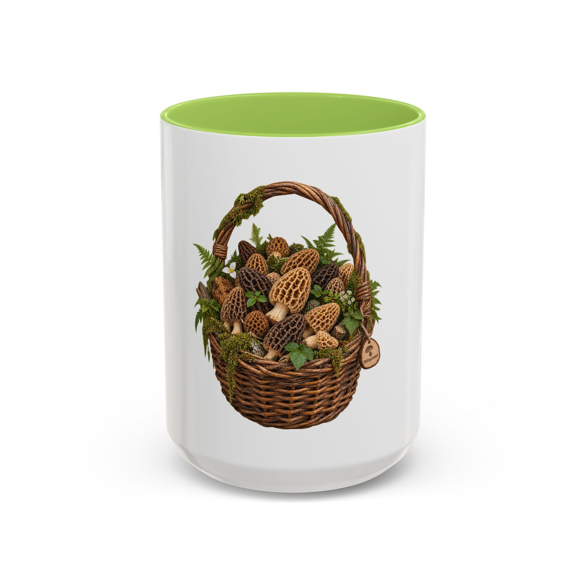 Mushroom Basket Coffee Mug (11, 15oz)