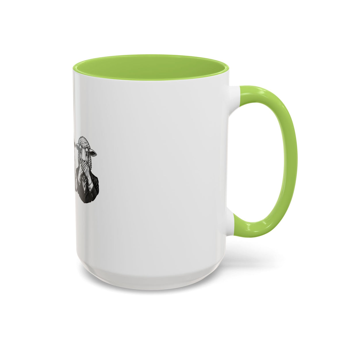 See No Evil Sheeple Coffee Mug (11or 15 oz)