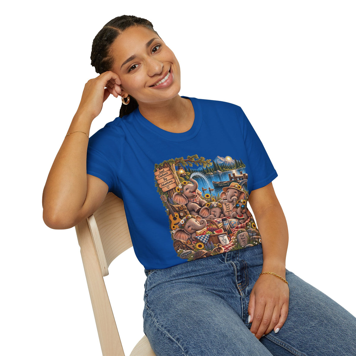 Musical Elephants Graphic Tee