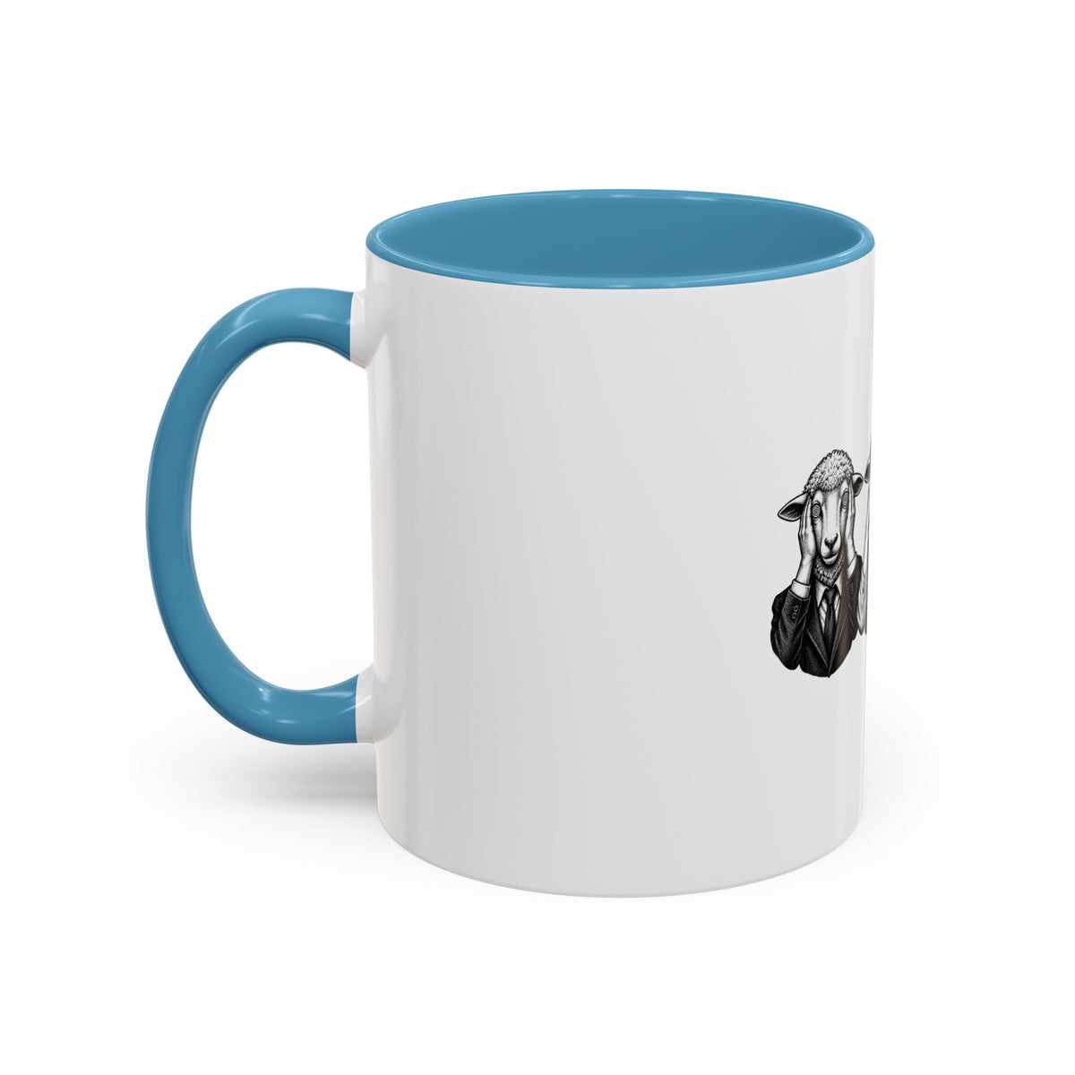 See No Evil Sheeple Coffee Mug (11or 15 oz)