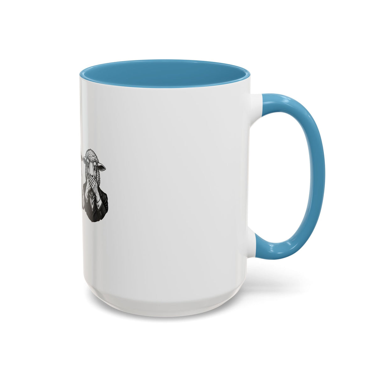 See No Evil Sheeple Coffee Mug (11or 15 oz)