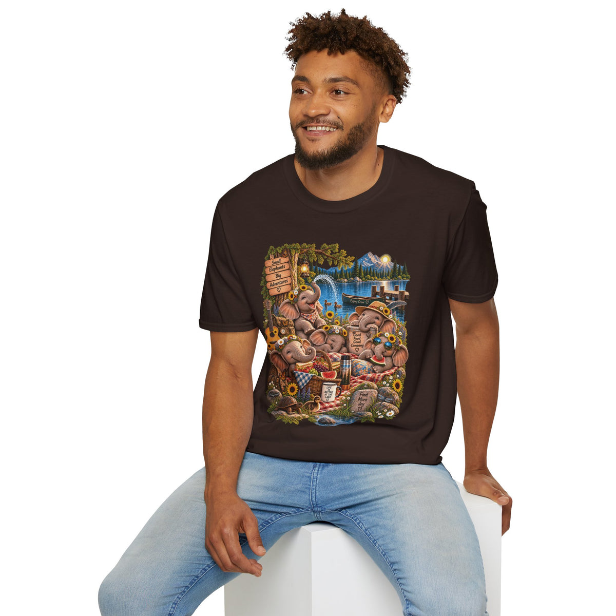 Musical Elephants Graphic Tee