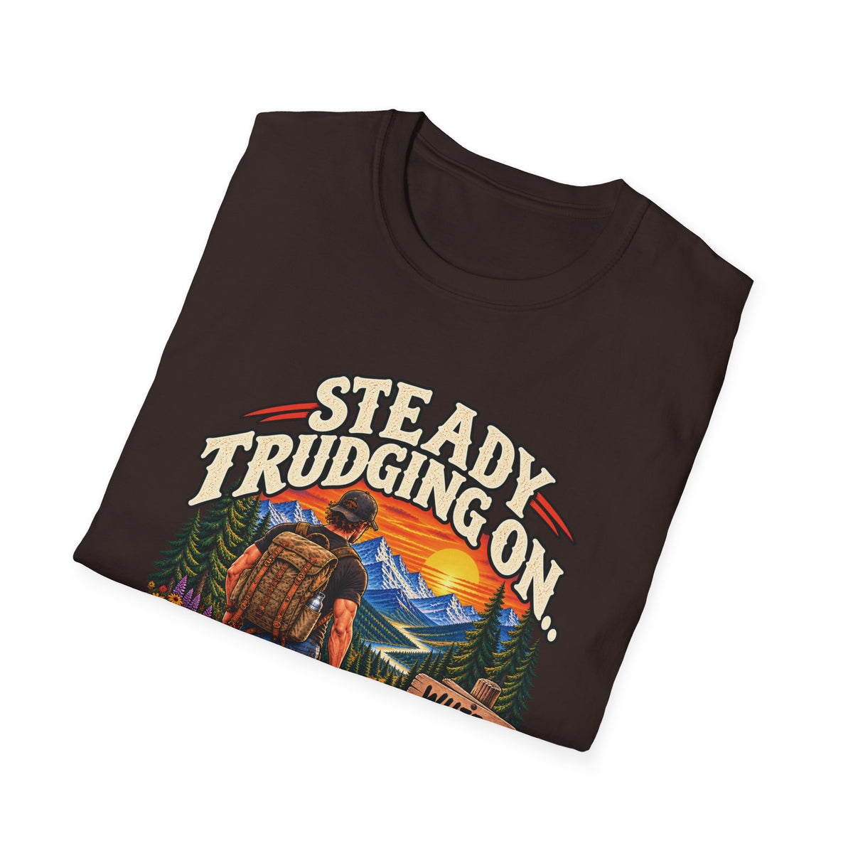 Steady Trudging On Athletic Man T-Shirt