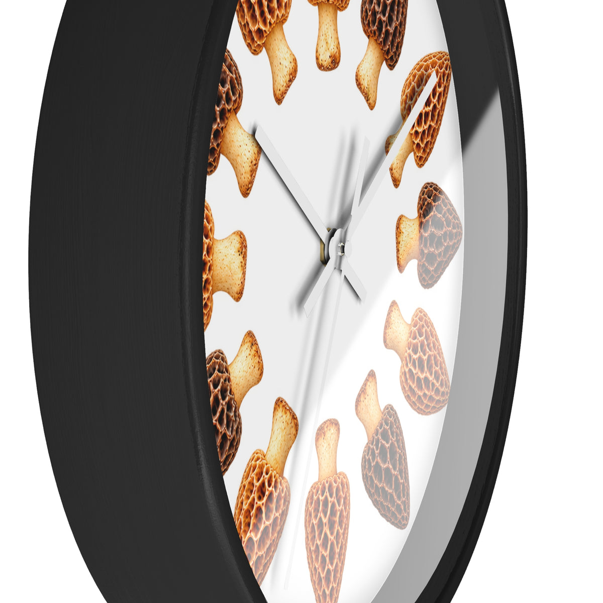 Wall Clock Morel Mushrooms