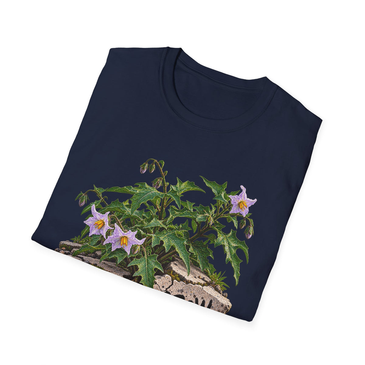 Grow Anyway Floral T-Shirt — Resilient Plant Illustration Tee