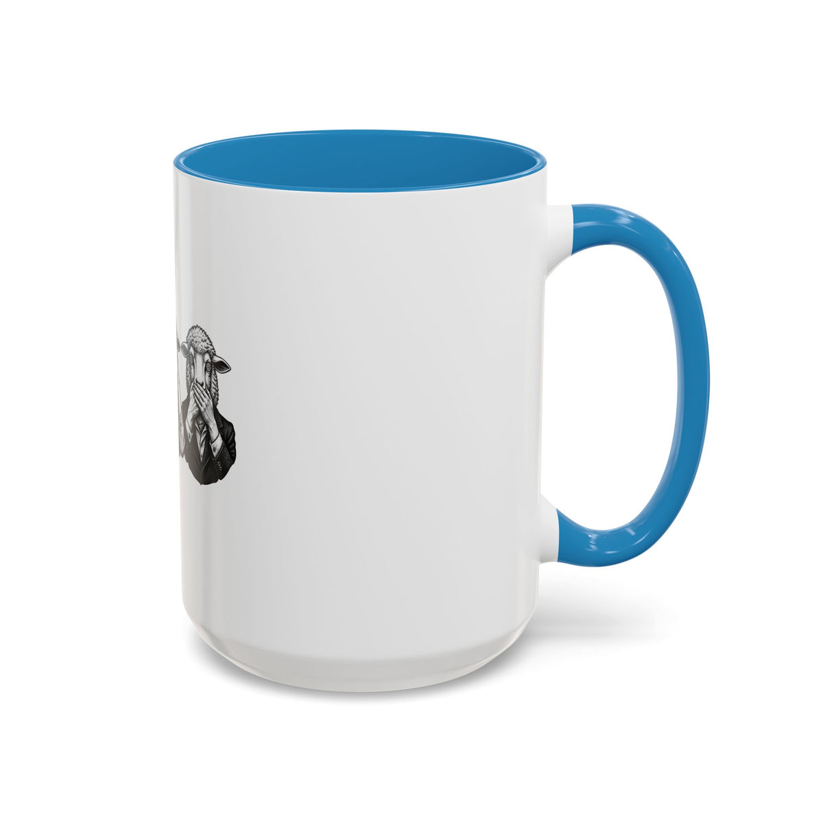 See No Evil Sheeple Coffee Mug (11or 15 oz)