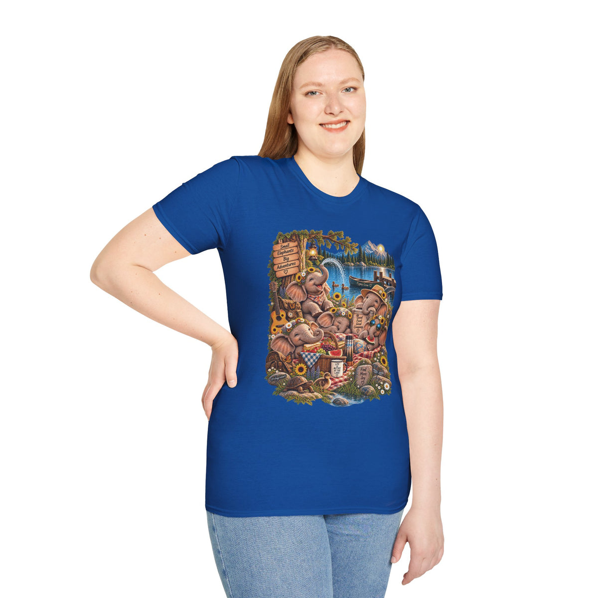 Musical Elephants Graphic Tee