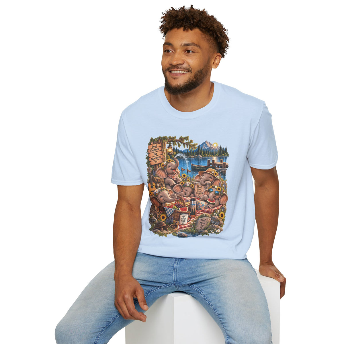 Musical Elephants Graphic Tee