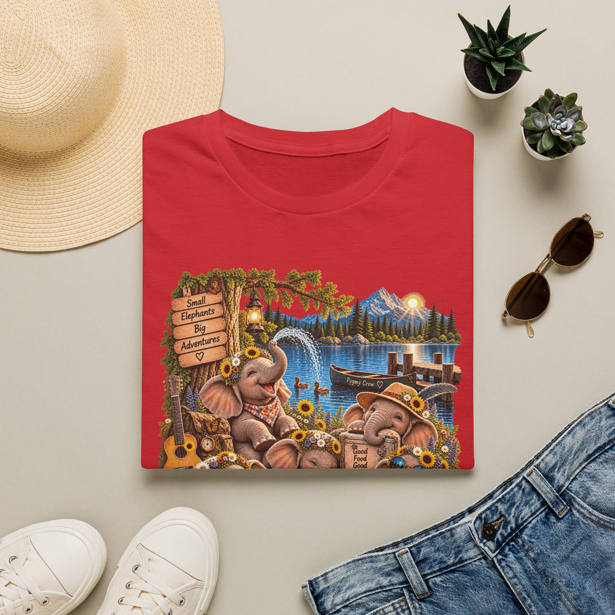 Musical Elephants Graphic Tee