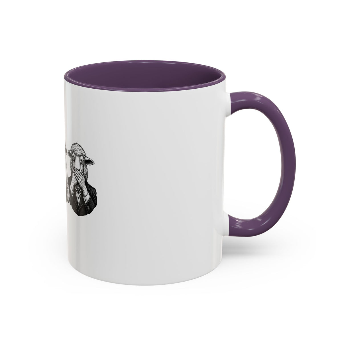 See No Evil Sheeple Coffee Mug (11or 15 oz)