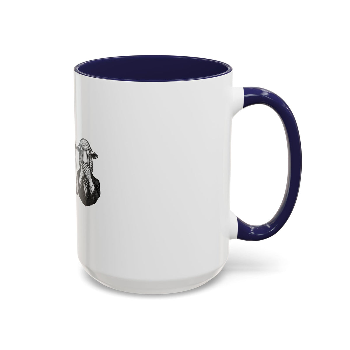 See No Evil Sheeple Coffee Mug (11or 15 oz)