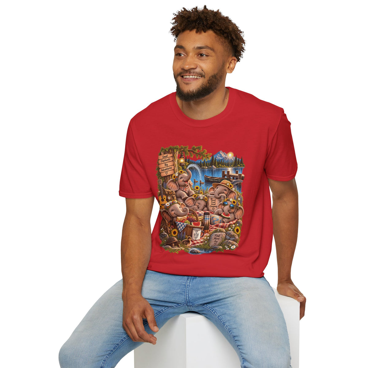 Musical Elephants Graphic Tee