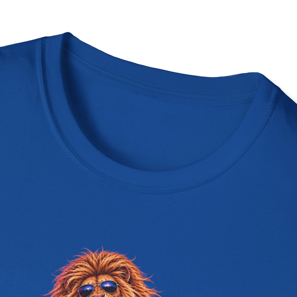 Lead Singer Lion Retro 80s Big Cat Rock Band Graphic Tee