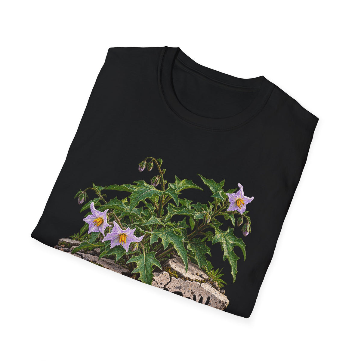 Grow Anyway Floral T-Shirt — Resilient Plant Illustration Tee