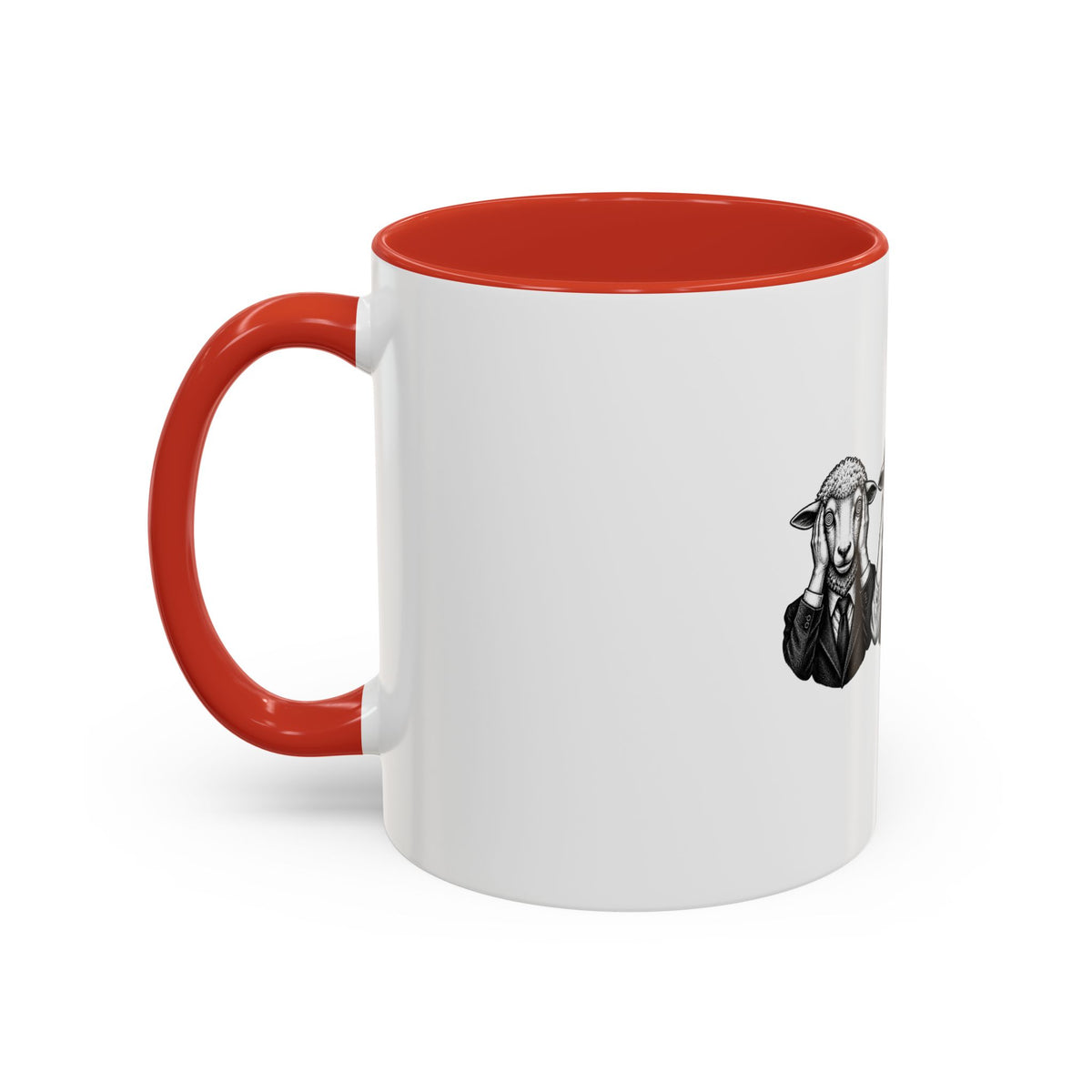 See No Evil Sheeple Coffee Mug (11or 15 oz)