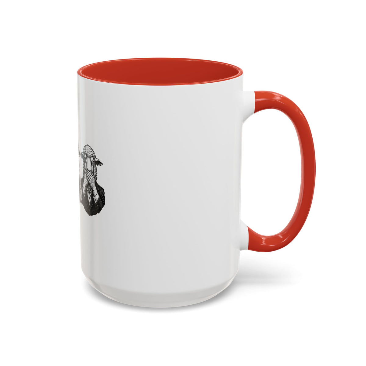 See No Evil Sheeple Coffee Mug (11or 15 oz)
