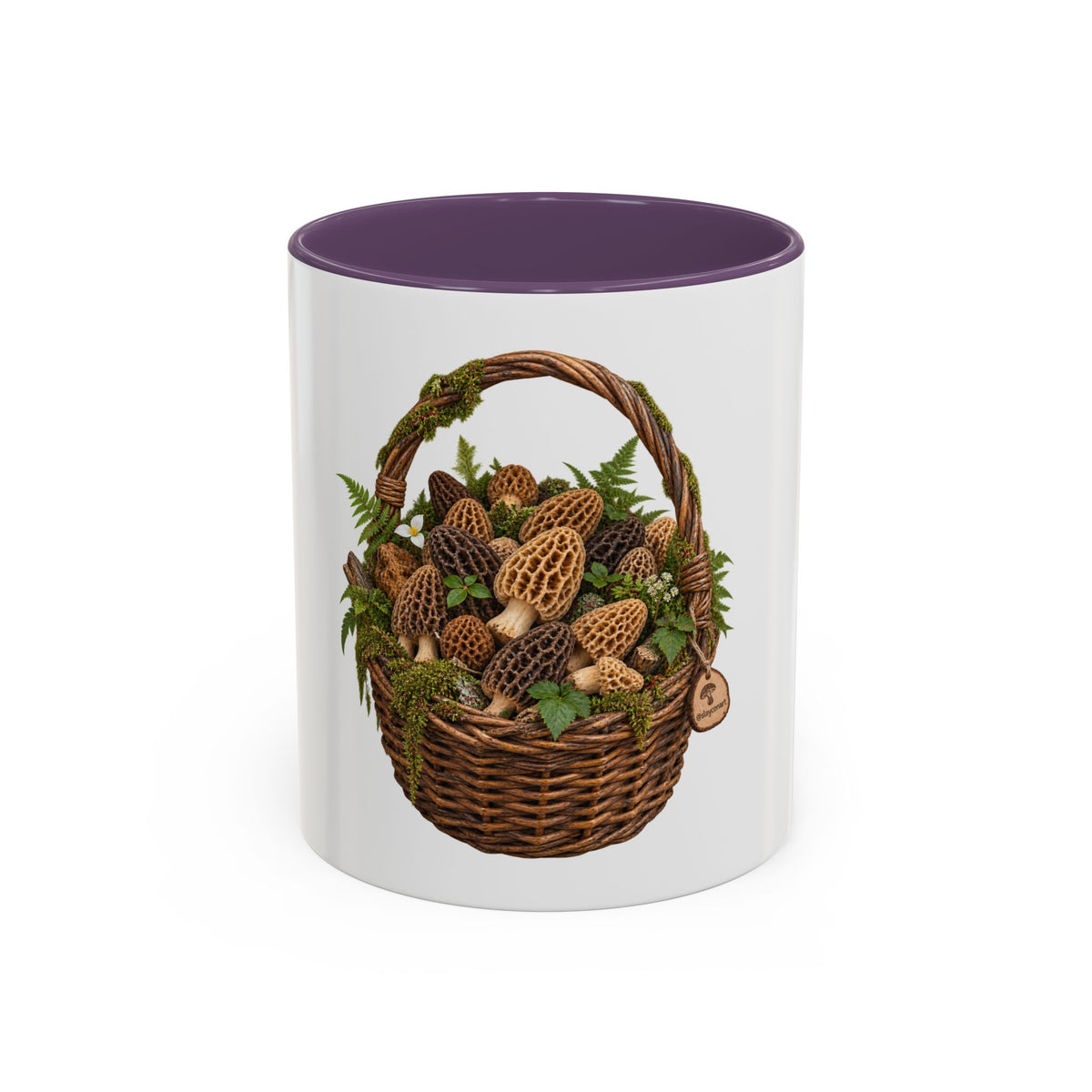 Mushroom Basket Coffee Mug (11, 15oz)