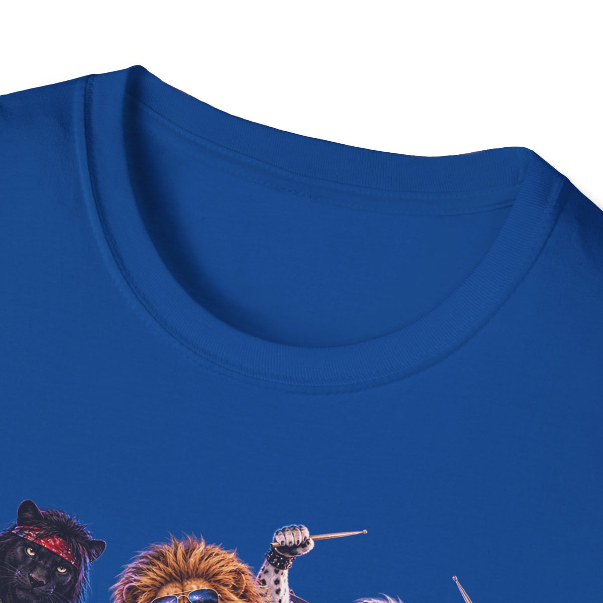 Retro 80s Big Cat Rock Band Wild at Heart Graphic Tee