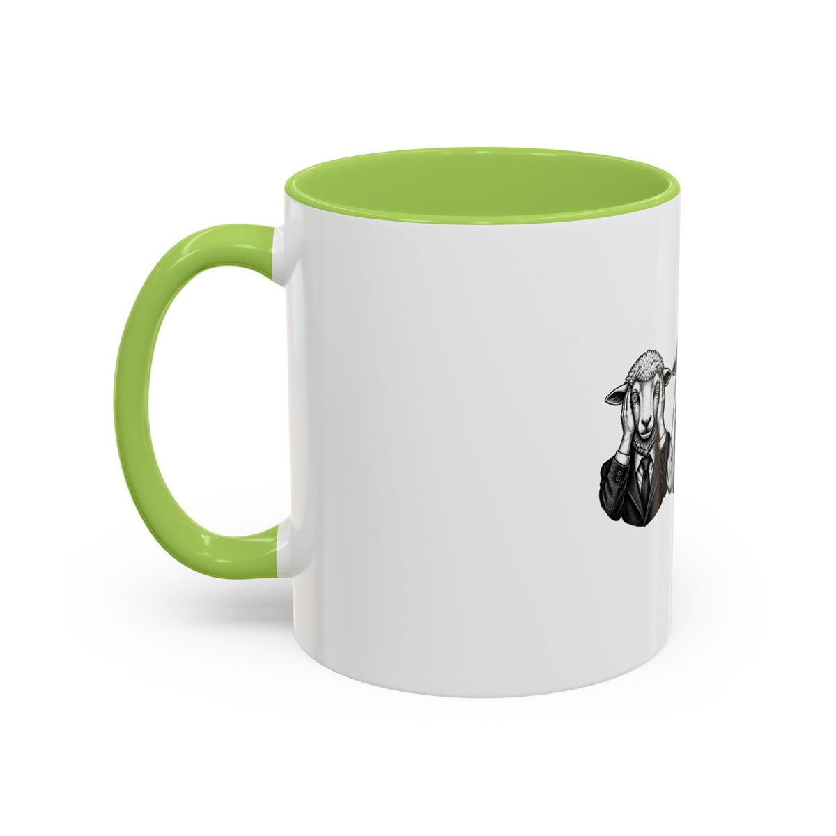 See No Evil Sheeple Coffee Mug (11or 15 oz)
