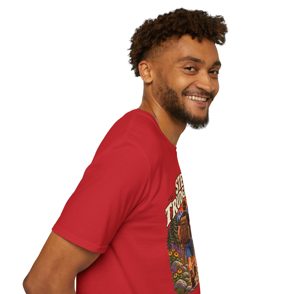 Steady Trudging On Athletic Man T-Shirt