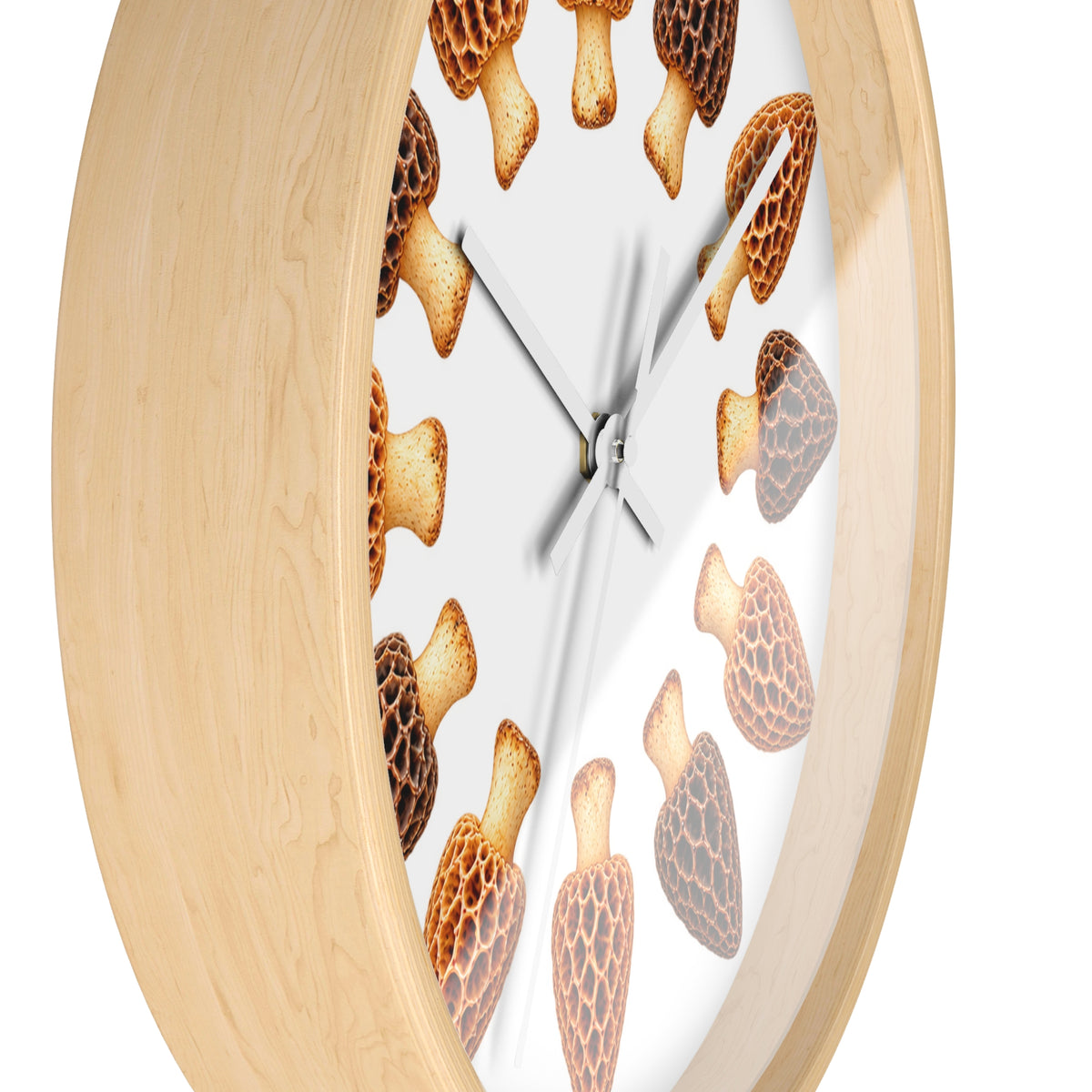 Wall Clock Morel Mushrooms