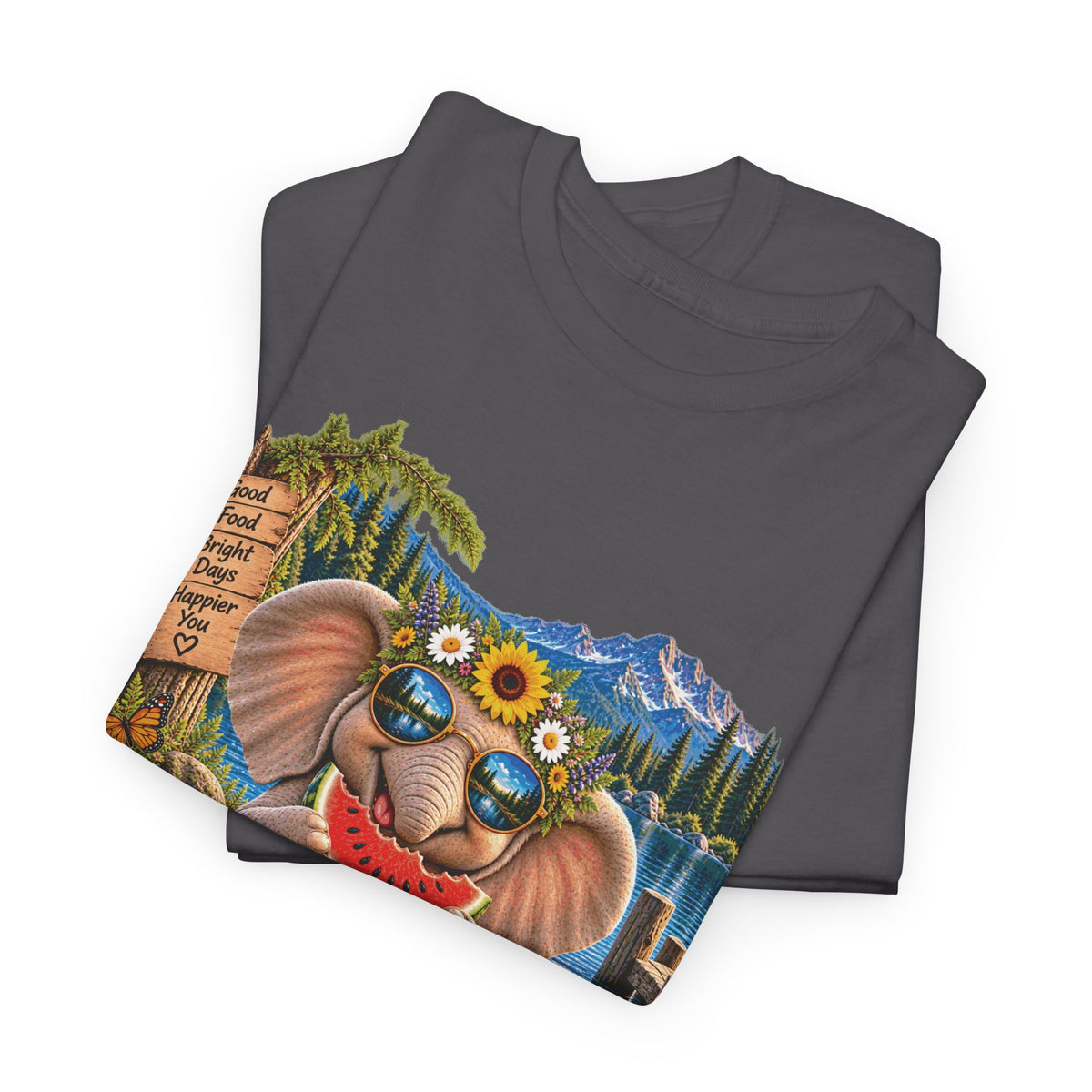 Find Your Joy Elephant T-Shirt — Cute Summer Nature Graphic Tee