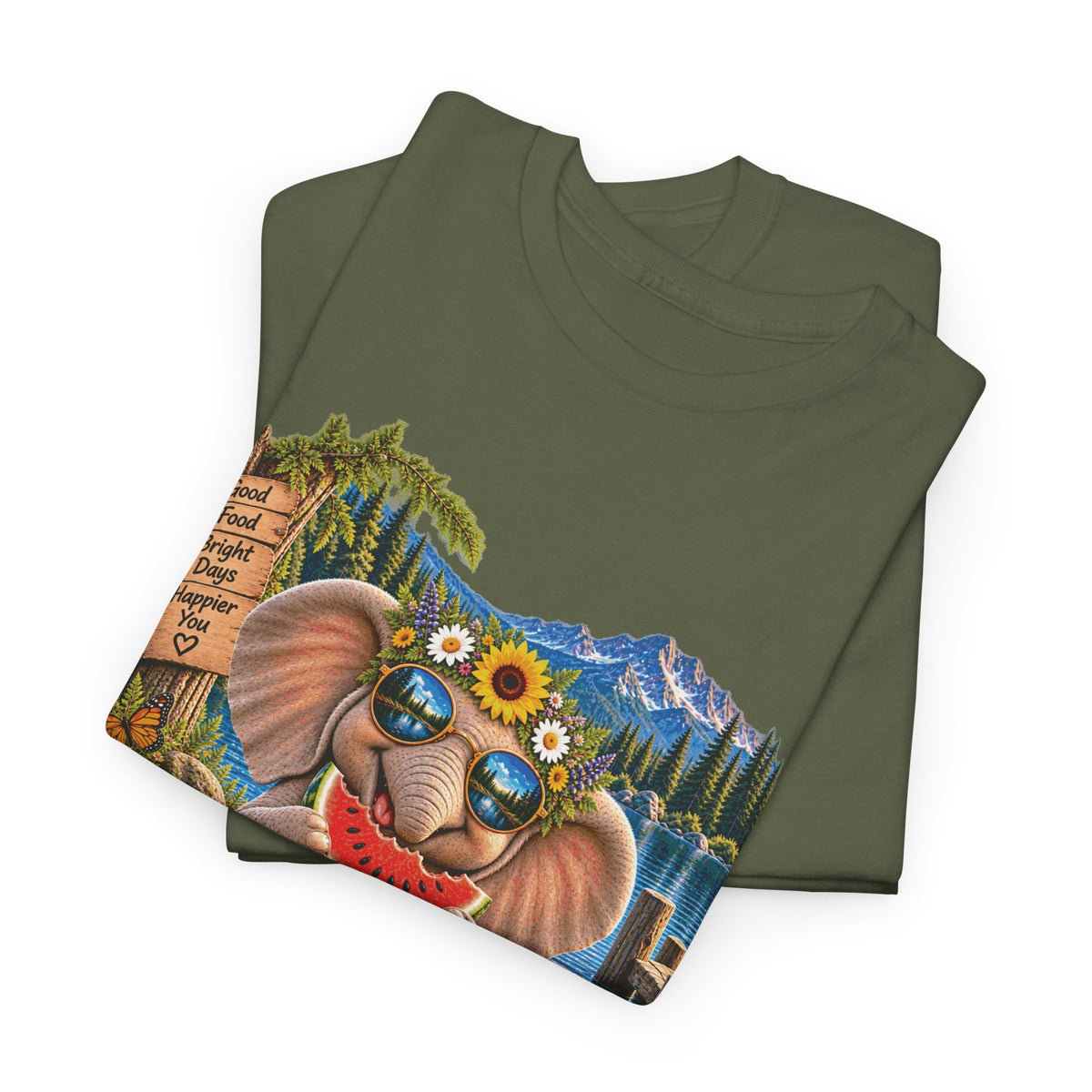 Find Your Joy Elephant T-Shirt — Cute Summer Nature Graphic Tee