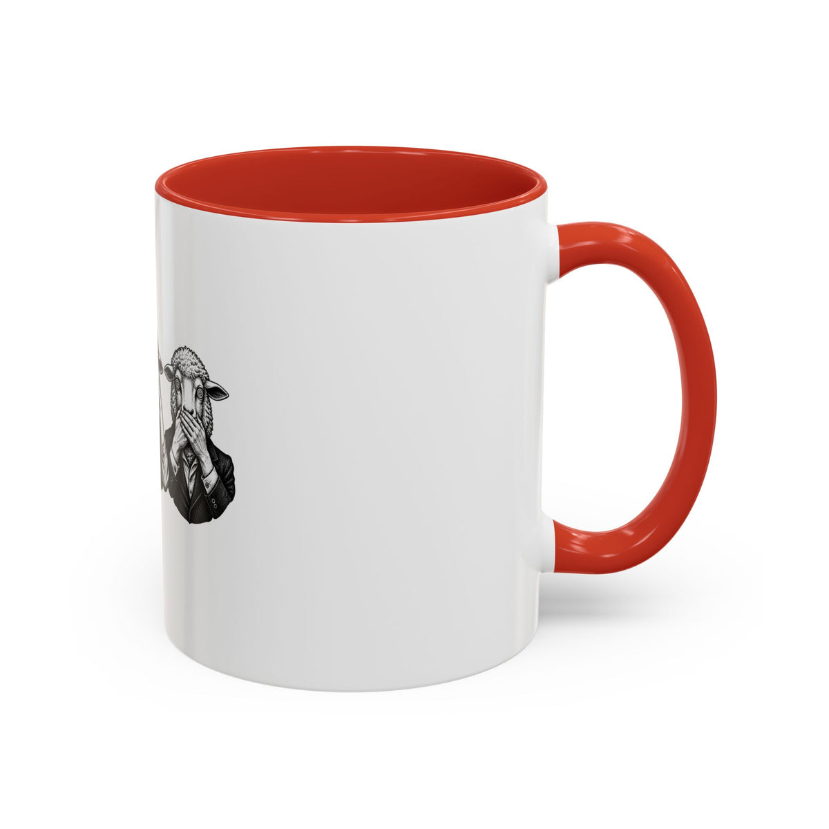 See No Evil Sheeple Coffee Mug (11or 15 oz)