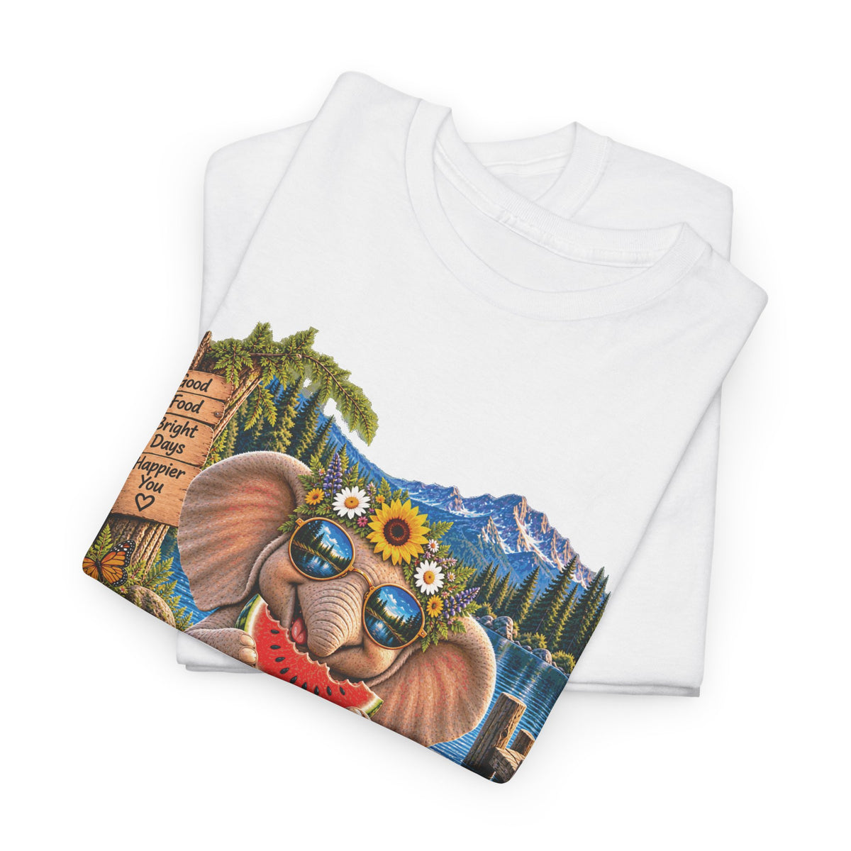Find Your Joy Elephant T-Shirt — Cute Summer Nature Graphic Tee