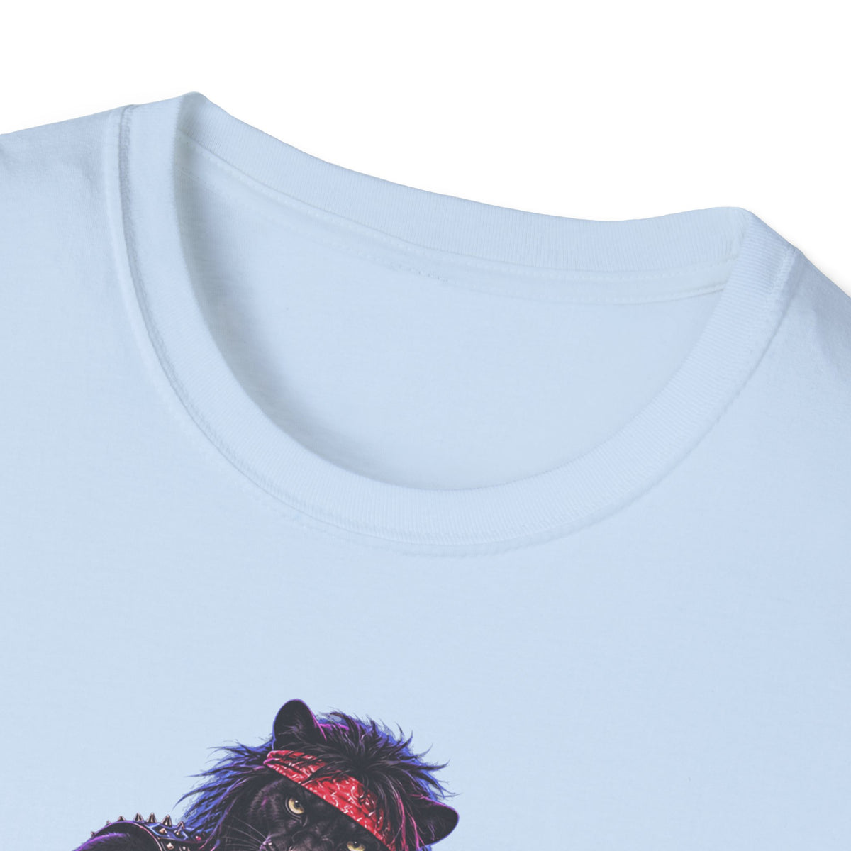 Black Panther Guitarist Big Cat Rock Band Wild at Heart Graphic Tee