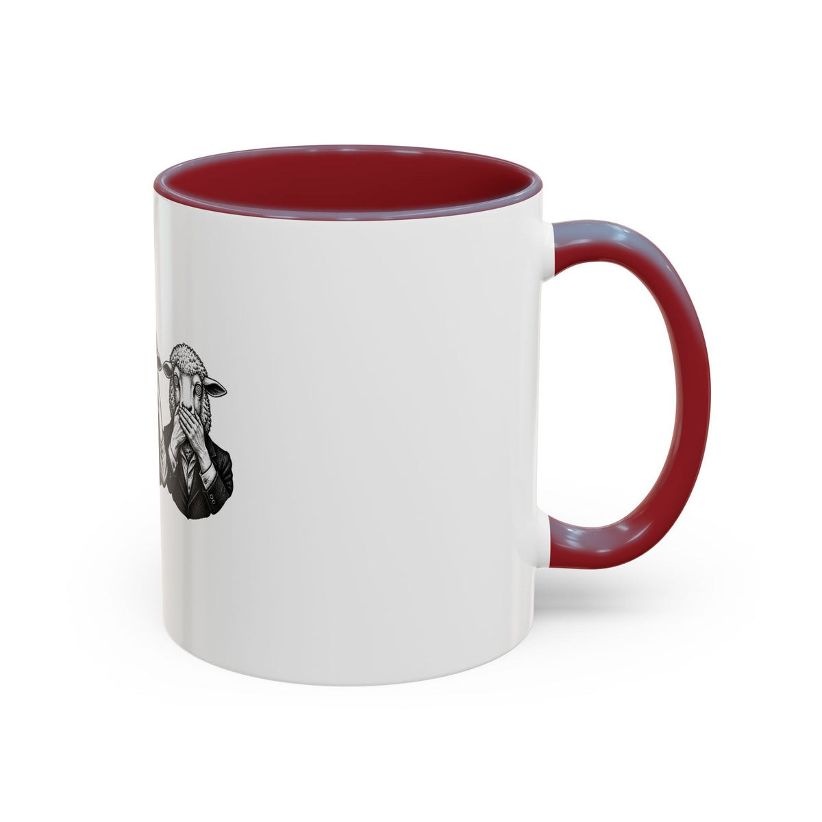 See No Evil Sheeple Coffee Mug (11or 15 oz)