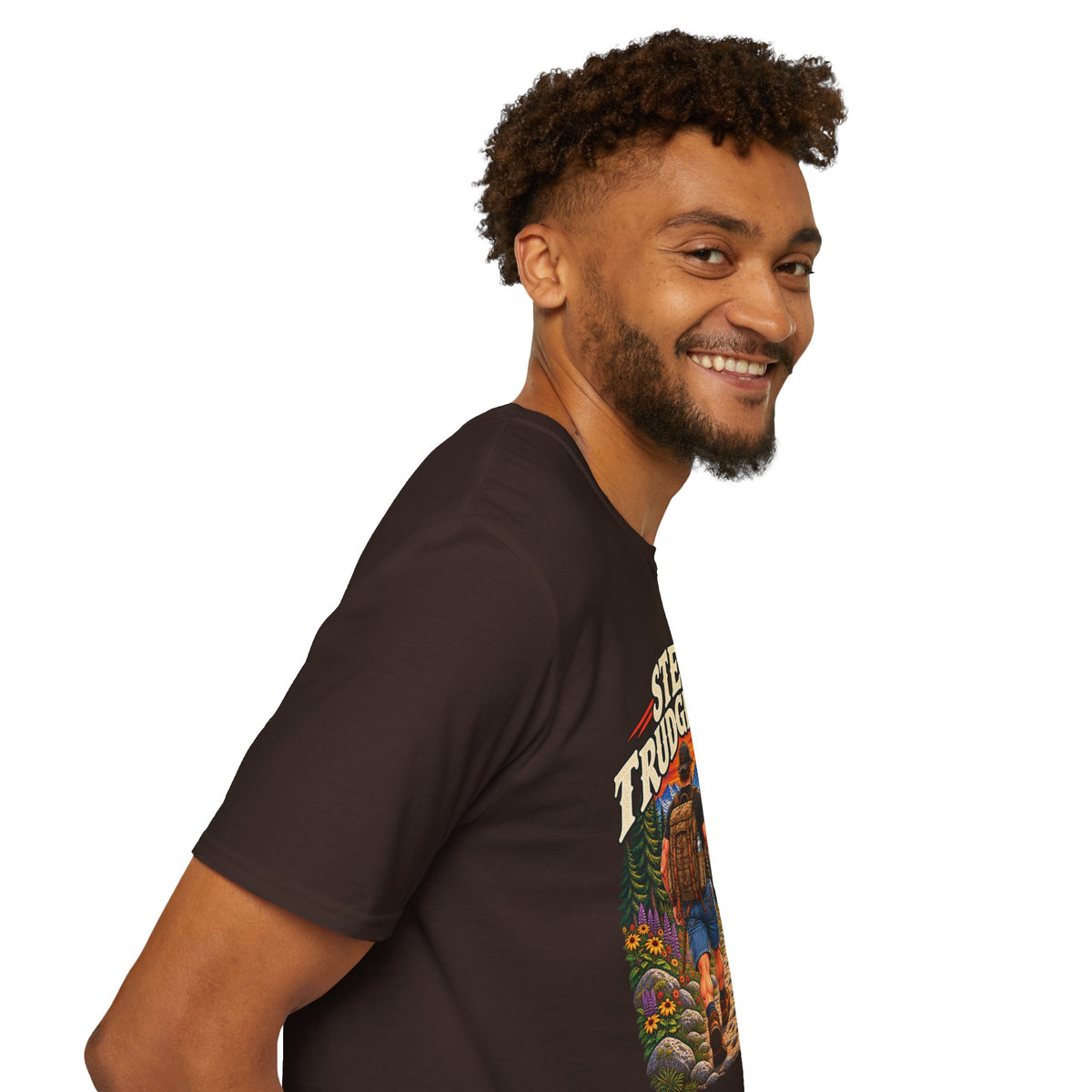 Steady Trudging On Athletic Man T-Shirt