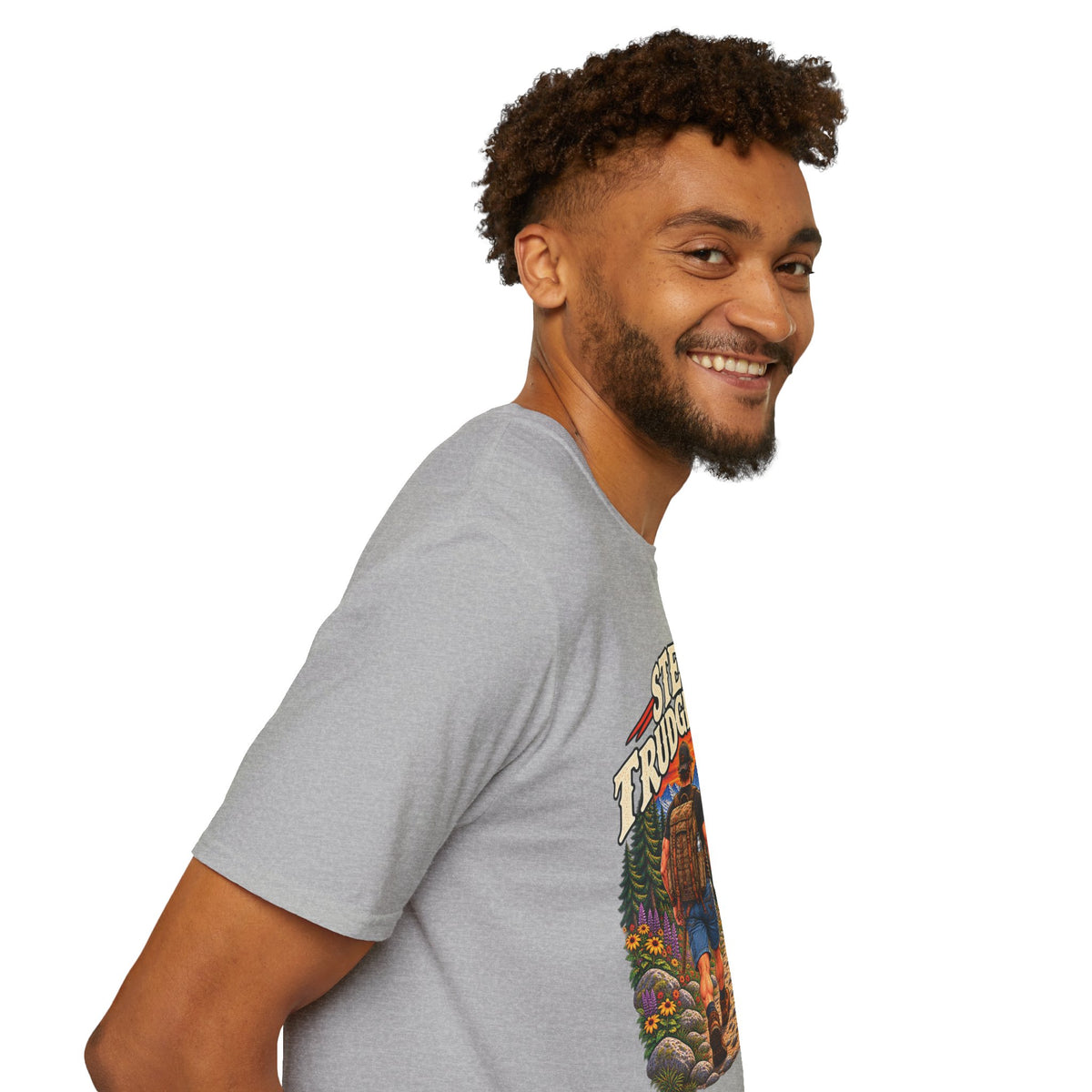 Steady Trudging On Athletic Man T-Shirt